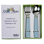 Pastel Blue Baby Flatware Set