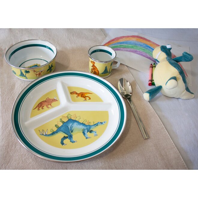Dinosaurs 3-Piece Child Dinner Set