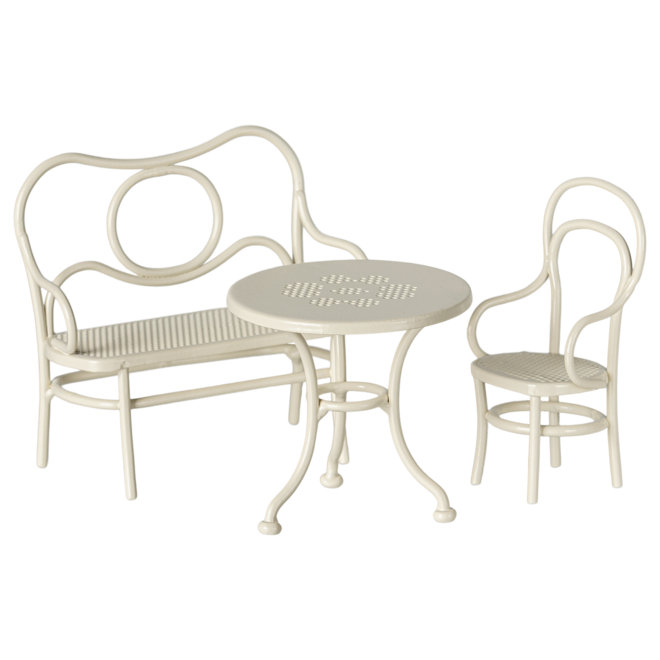 Café Set, Mouse, Small - Off White
