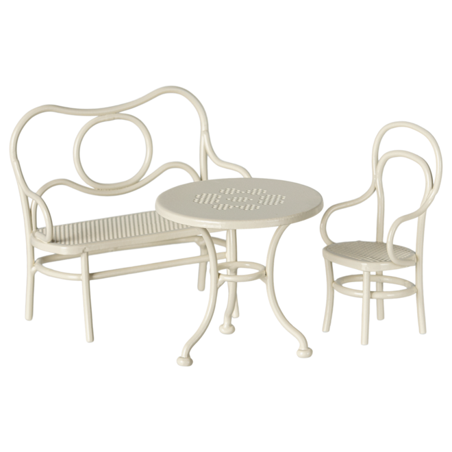 Café Set, Mouse, Small - Off White
