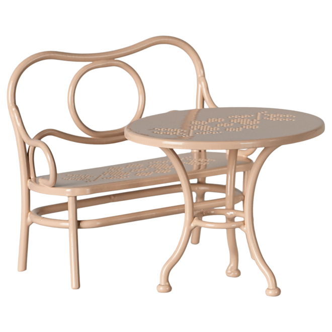 Café Set, Mouse, Big (Pale Pink)