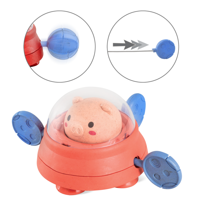 Space Piggy Bath Paddle Ship