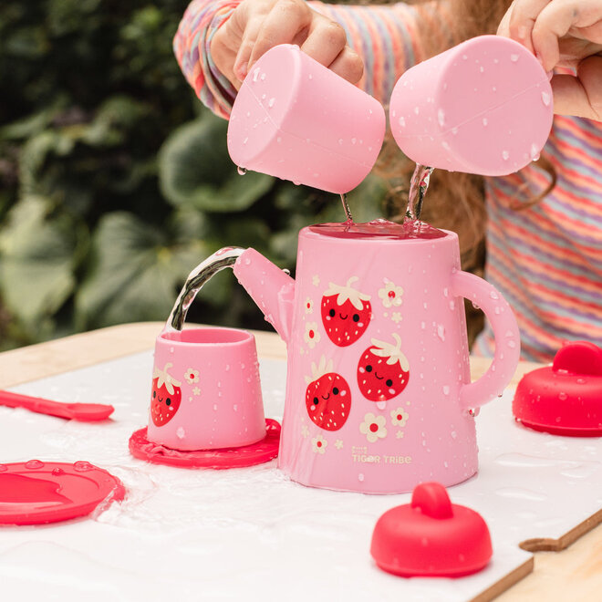 Strawberry Patch Silicone Tea Set