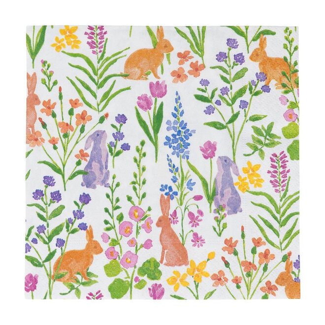 Bunny Field Paper Luncheon Napkins