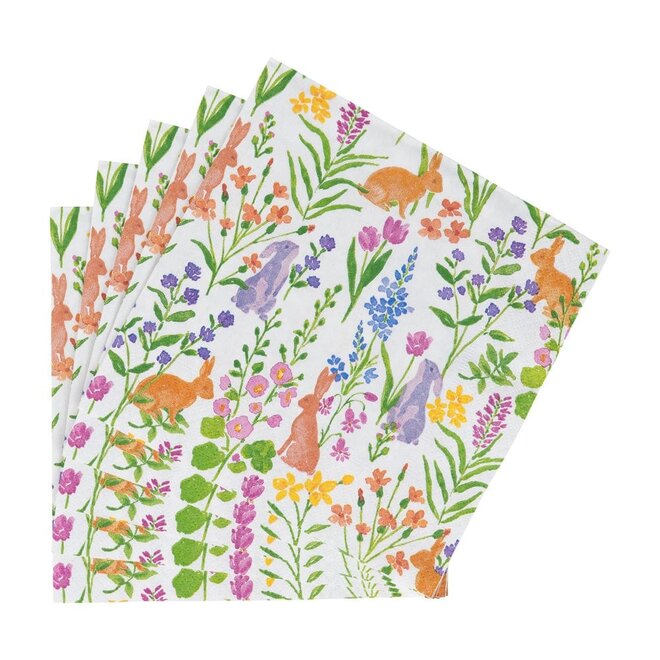Bunny Field Paper Luncheon Napkins