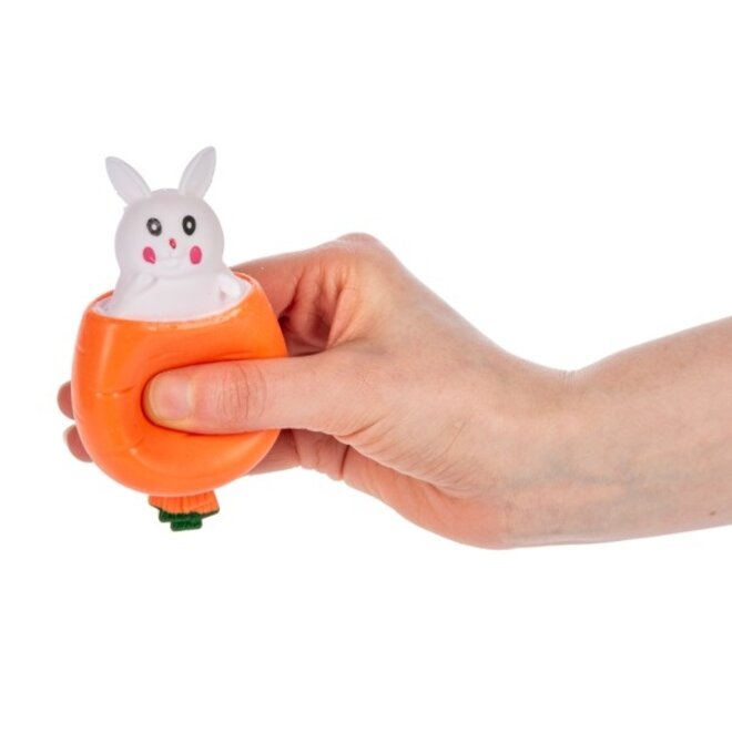 Hide & Seek Bunnies in Carrot Squish Toy
