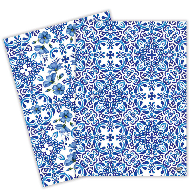 Indigo Seas Kitchen Towels