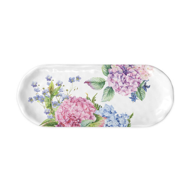 Wild Hydrangea Melamine Accent Tray
