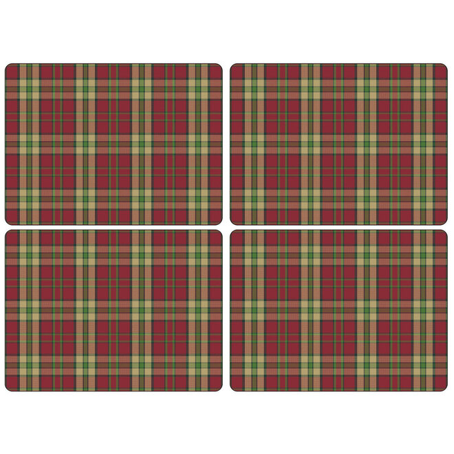 Tartan Red Placemats