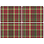 Tartan Red Placemats