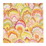 Marbled Ceramica Raspberry & Chartreuse Paper Luncheon Napkins