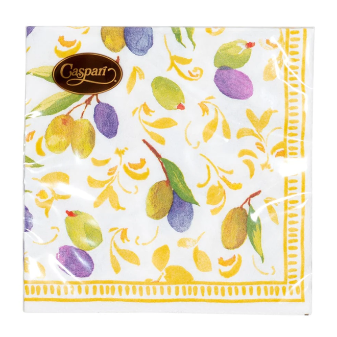 Mediterranean Dijon Paper Cocktail Napkins