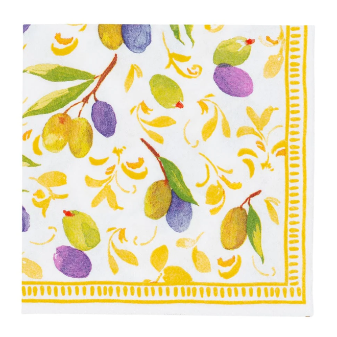 Mediterranean Dijon Paper Cocktail Napkins