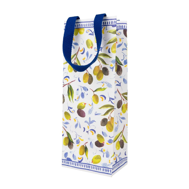 Mediterranean Blue Bottle Bag