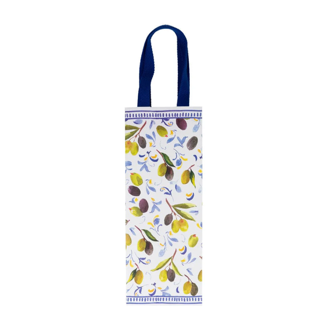Mediterranean Blue Bottle Bag