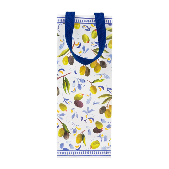 Mediterranean Blue Bottle Bag