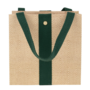 Jute & Hunter Green Twill Small Gift Bag
