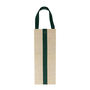 Jute And Twill Natural/Hunter Bottle Bag