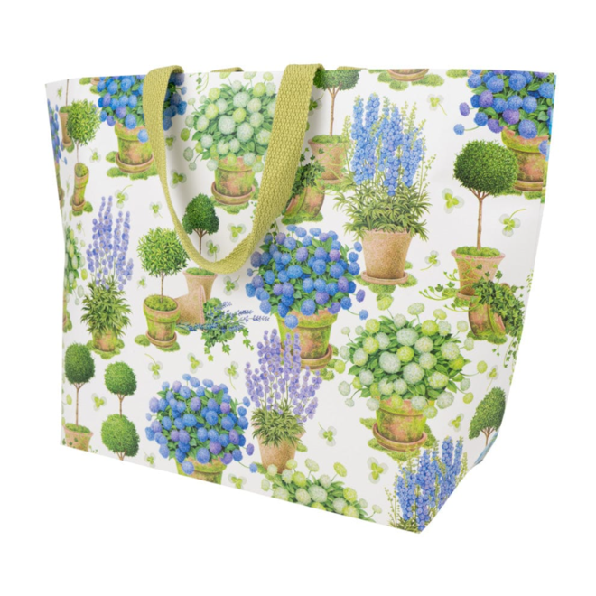 Potted Hydrangeas Large Tote Gift Bag