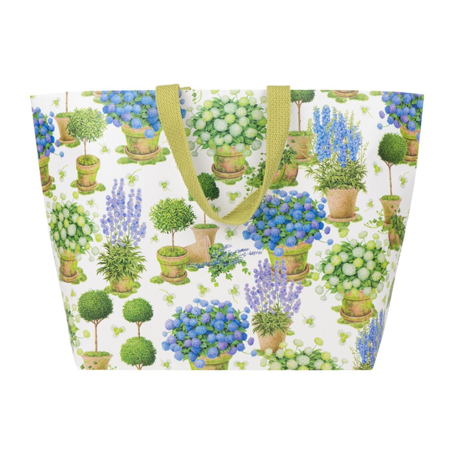 Potted Hydrangeas Large Tote Gift Bag