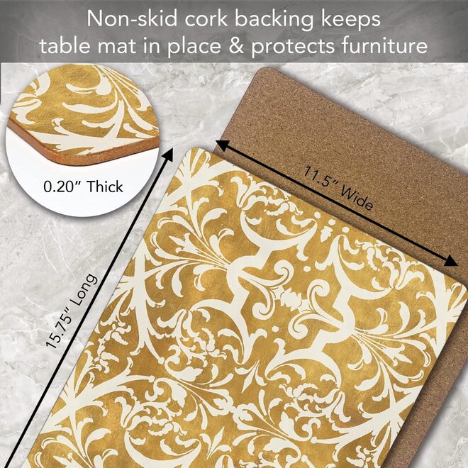 Gilded Gold Placemats