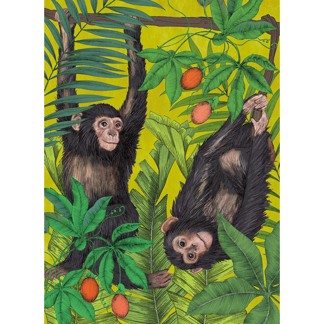 Monkey Business Greeting Card
