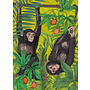 Monkey Business Greeting Card