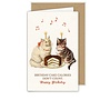 Cats & Cake Birthday Card
