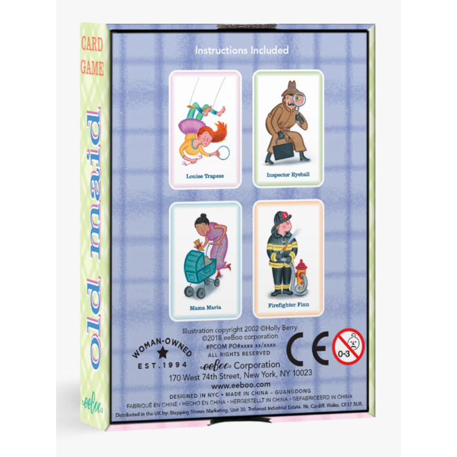 Old Maid Playing Cards