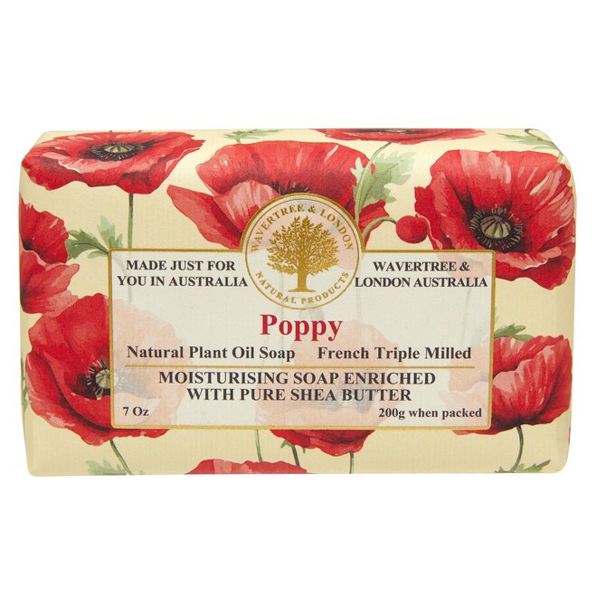 Wavertree & London Poppy Bar Soap