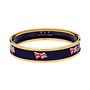 Union Jack Navy & Gold Small Bangle
