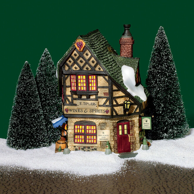 Dickens Village "E. Tipler Wines & Spirits"