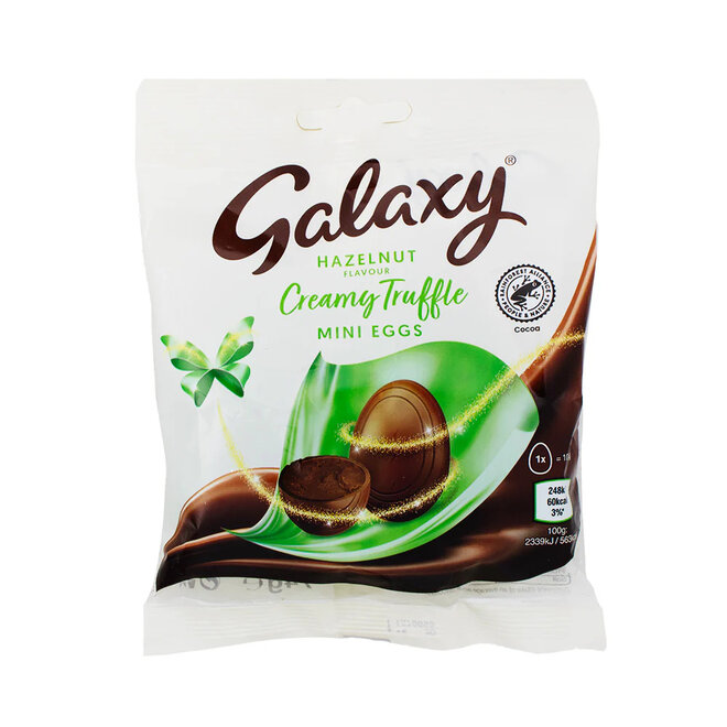 Galaxy Hazelnut Truffle Mini Eggs Bag 74g