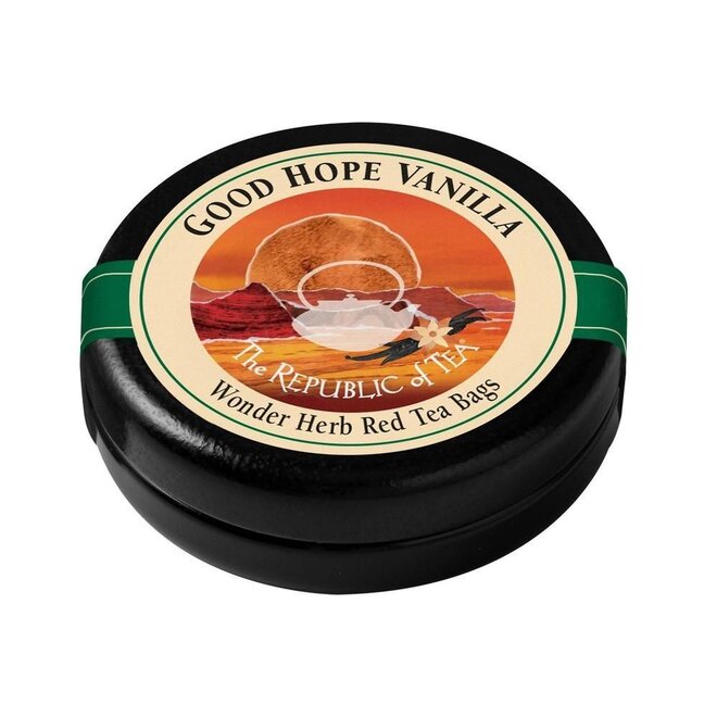 Republic of Tea Good Hope Vanilla Rooibos Traveler's Tin 6s