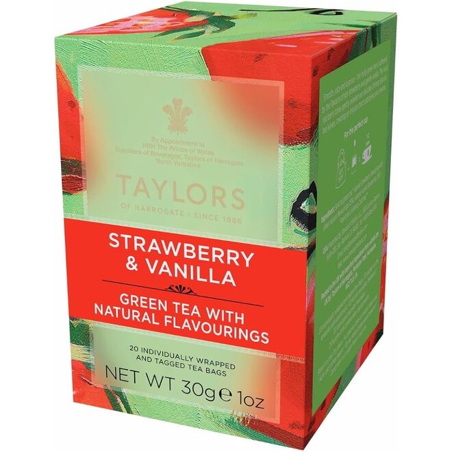 Taylors Strawberry & Vanilla Green 20s