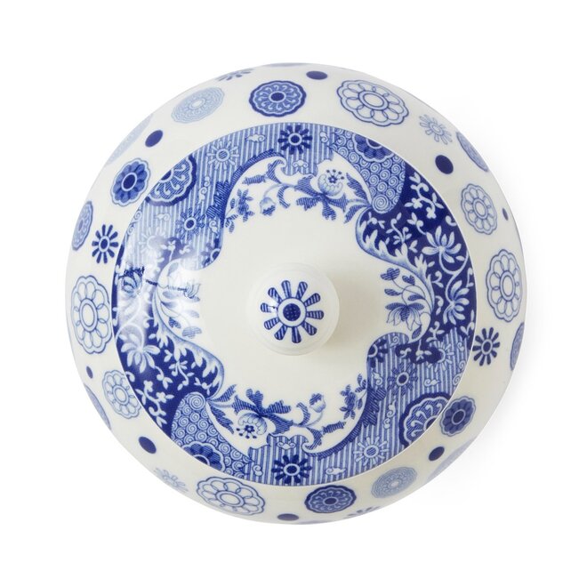 Blue Italian Brocato Mini Vase