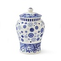Blue Italian Brocato Mini Vase