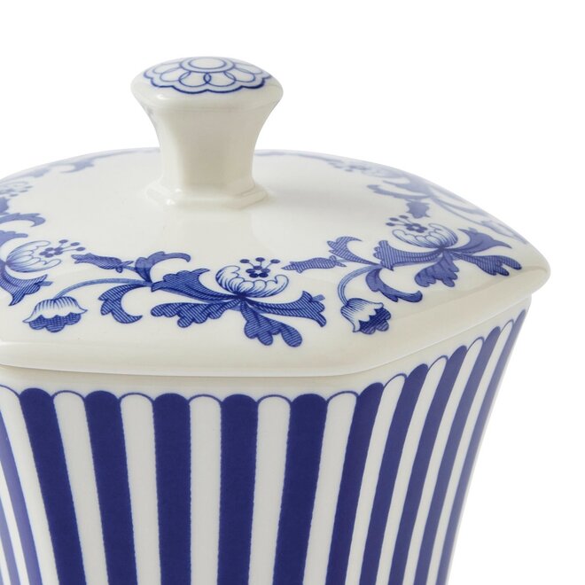 Blue Italian Steccato Mini Vase