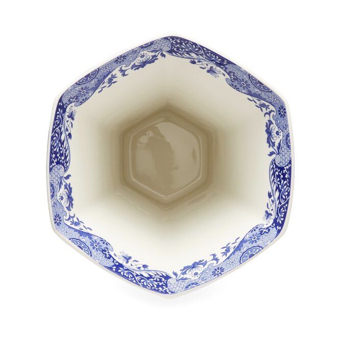 Blue Italian Hexagonal Vase