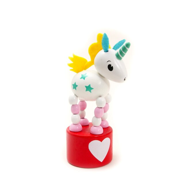 Wooden Wobbly Magic Unicorn Press-Ups