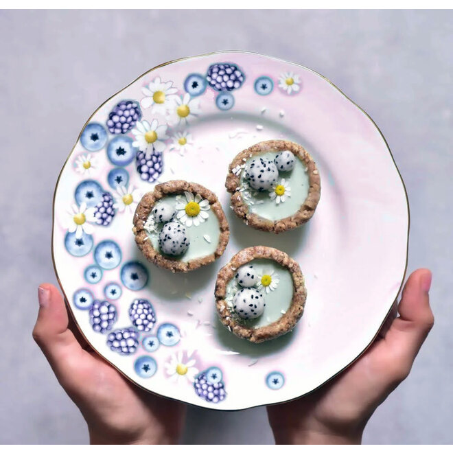 Alpha Foodie Daisy Pink Plate