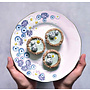 Alpha Foodie Daisy Pink Plate
