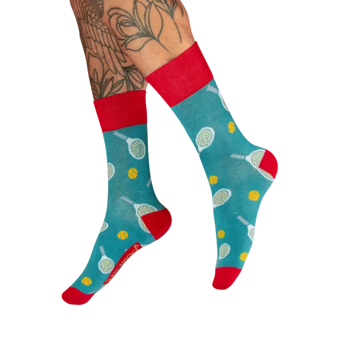 Centre Court Teal Blue Socks