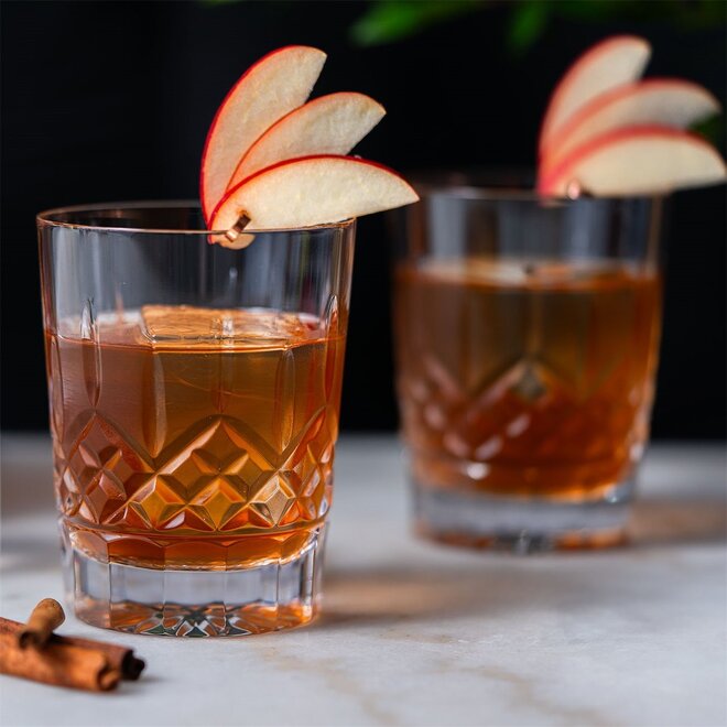 Lismore Double Old Fashioned Pair
