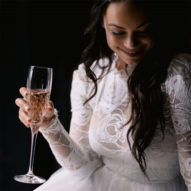 Love Forever Toasting Flute Pair