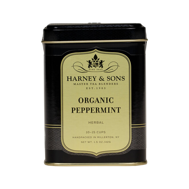 Harney & Sons Organic Peppermint Herbal Loose Leaf Tin