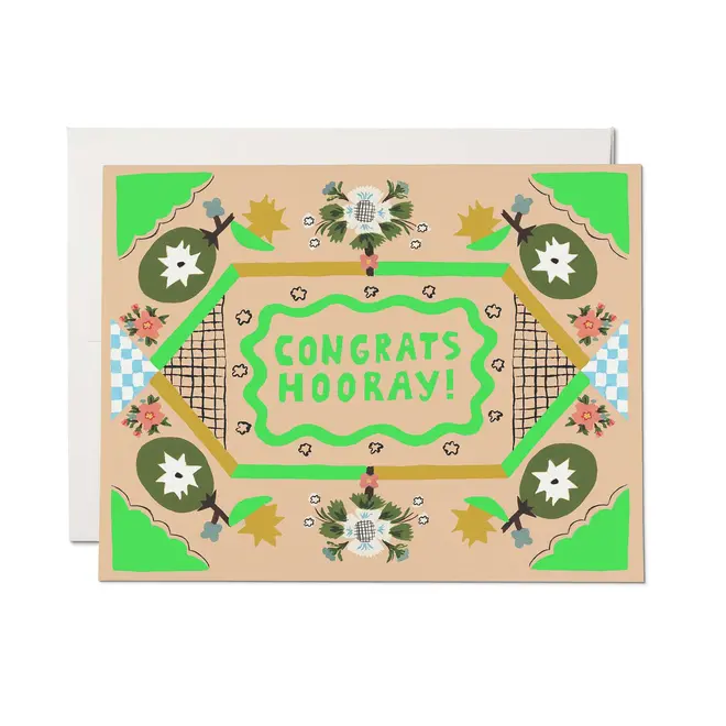 Congrats Hooray Card