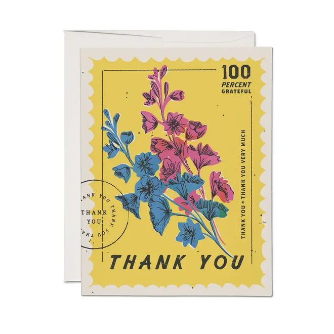 100 Percent Thank You Card