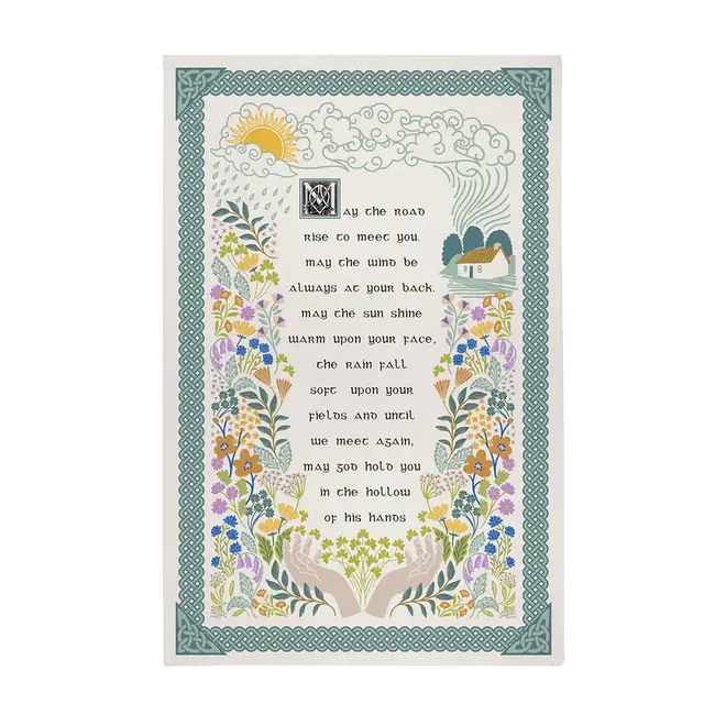 Irish Blessing Tea Towel