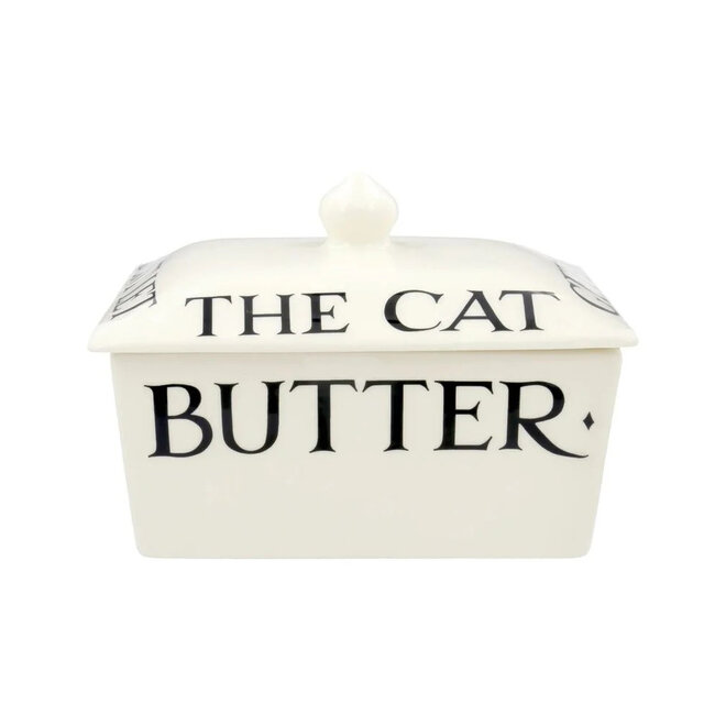 Black Toast Half a Pound Small Butter Dish